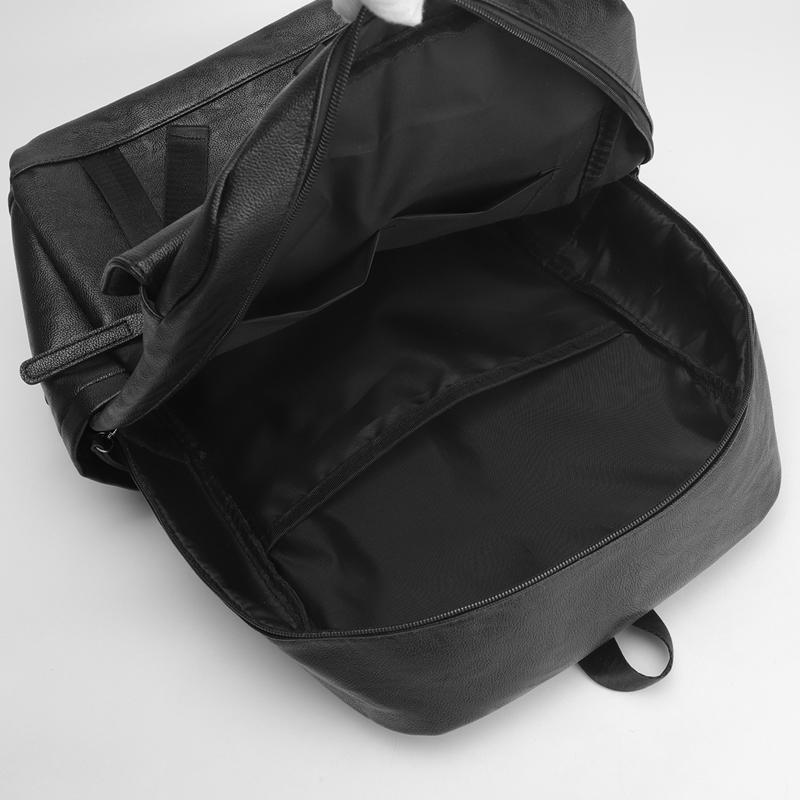 Męski plecak PU, biznesowa torba na komputer, duża pojemność, plecak na zewnątrz, torba studencka