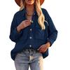 Women's 2026 Autumn/Winter Corduroy Long Sleeve Pocket Cardigan