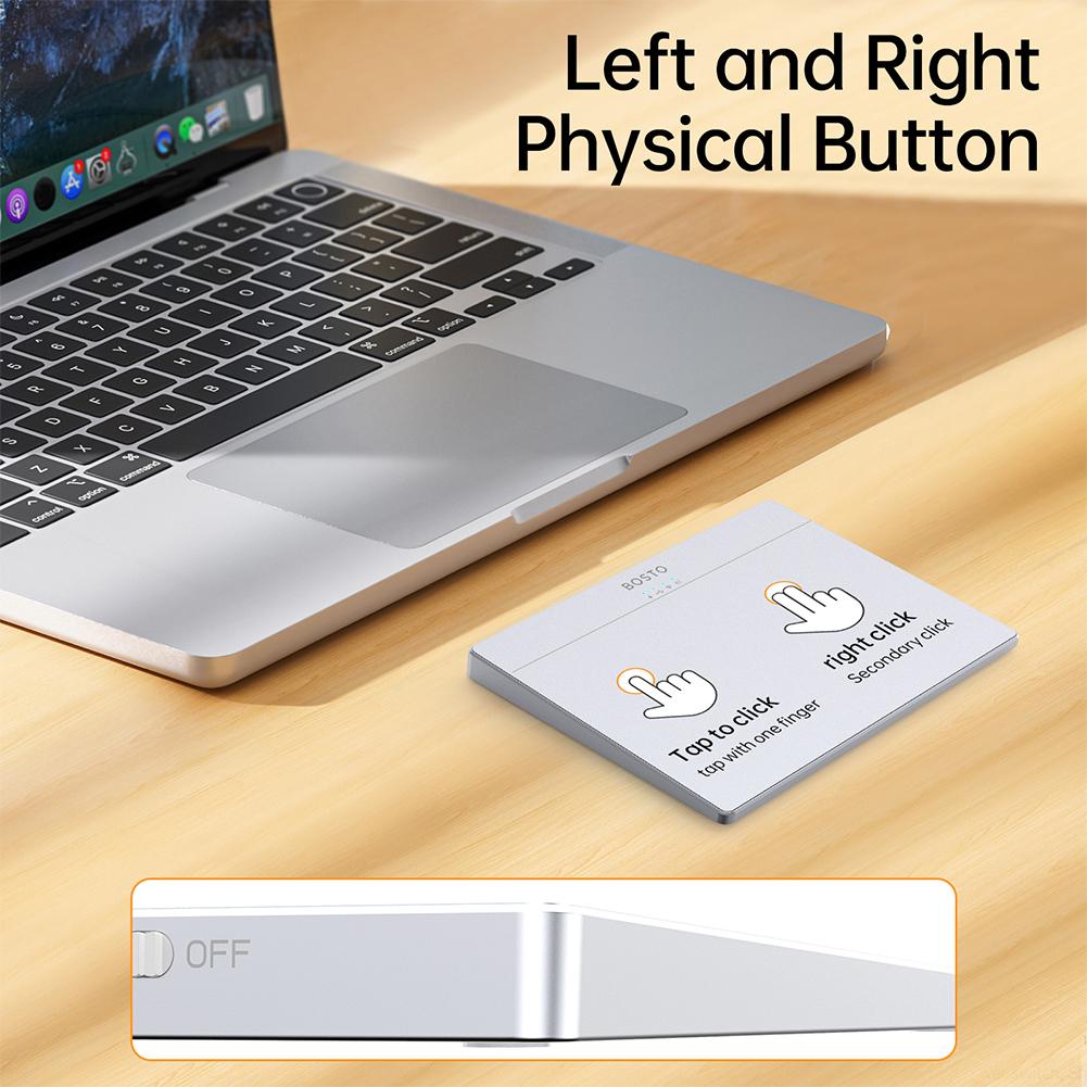 Bluetooth-совместимый тачпад с поддержкой мультижестов, USB-тачпад, мышь, Type-C, перезаряжаемый, эргономичный трекпад-мышь для ноутбука, iPad, Mac spain