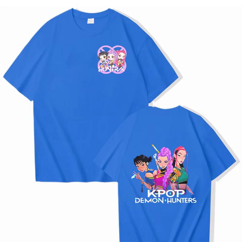 

KPop Demon Hunters Cartoon Graphic T Shirt Men Women Clothing Harajuku Y2k Oversized T-shirts Summer Casual Short Sleeve T-shirt XXS