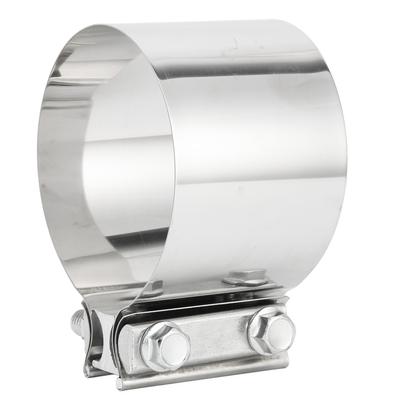 Exhaust Band Clamp Stainless Steel Butt Joint Universal for Mufflers Down Pipes Headers