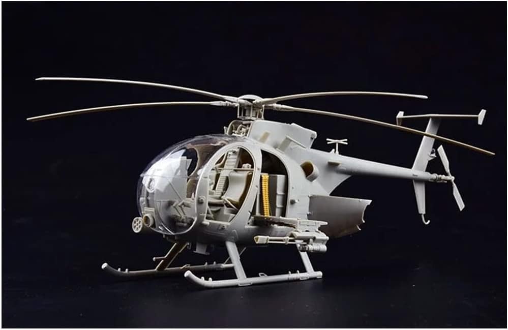 Plastikový model Kitty Hawk Little Bird KH50004 1/35 AH-6J/MH-6J s figurkou. (Helikoptéra)