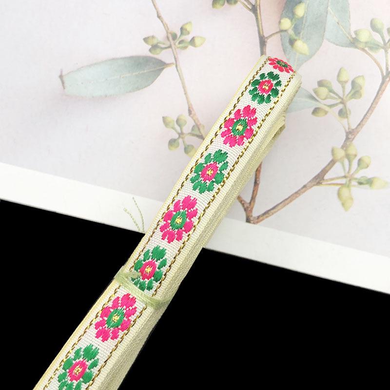 1cm Ethnic Embroidery Lace Trim for Dance Costume and Clothing Accessories