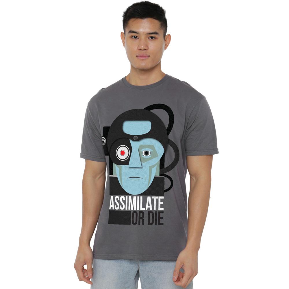 Star Trek Mens Assimilate or Die T-Shirt