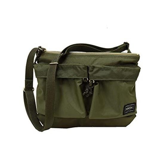 Porter Authorized Retailer Force Mini Shoulder Bag (Nylon Ox 3. Olive Drab)