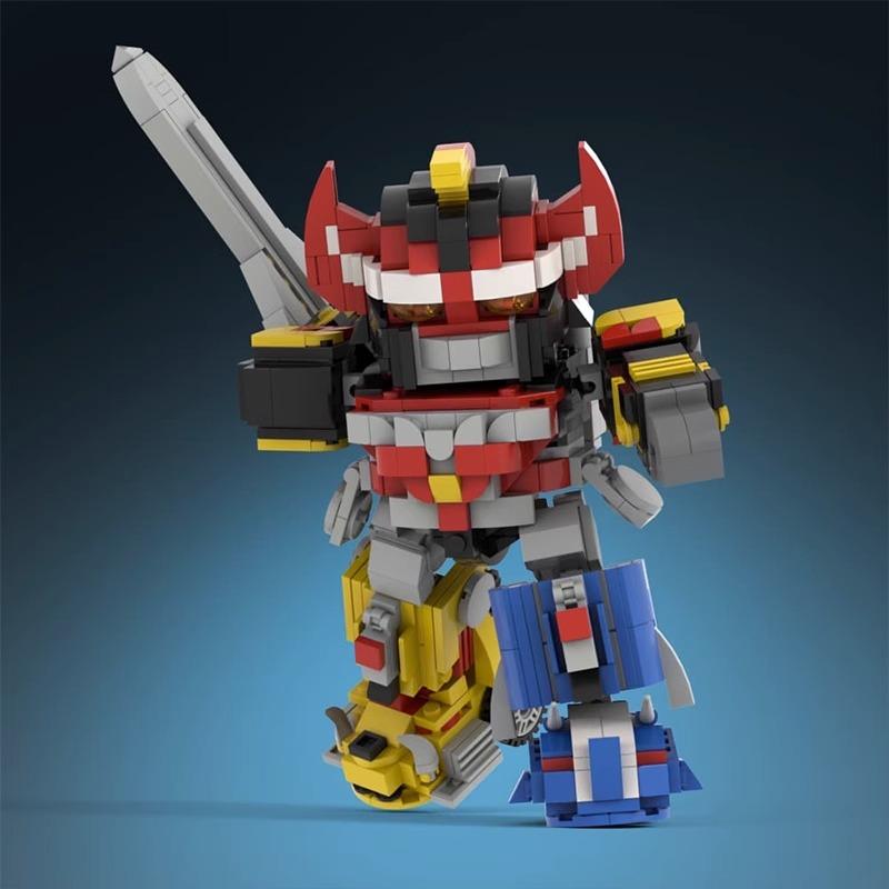 

MOC Building Block Set Dinosaur Team Big Beast God Mecha Творческая собранная образовательная игрушка