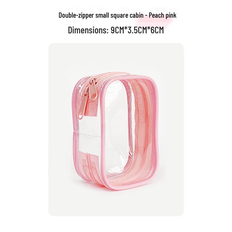 High-Transparency Double Zipper Blind Box Doll Bag - Outdoor PVC Itabag