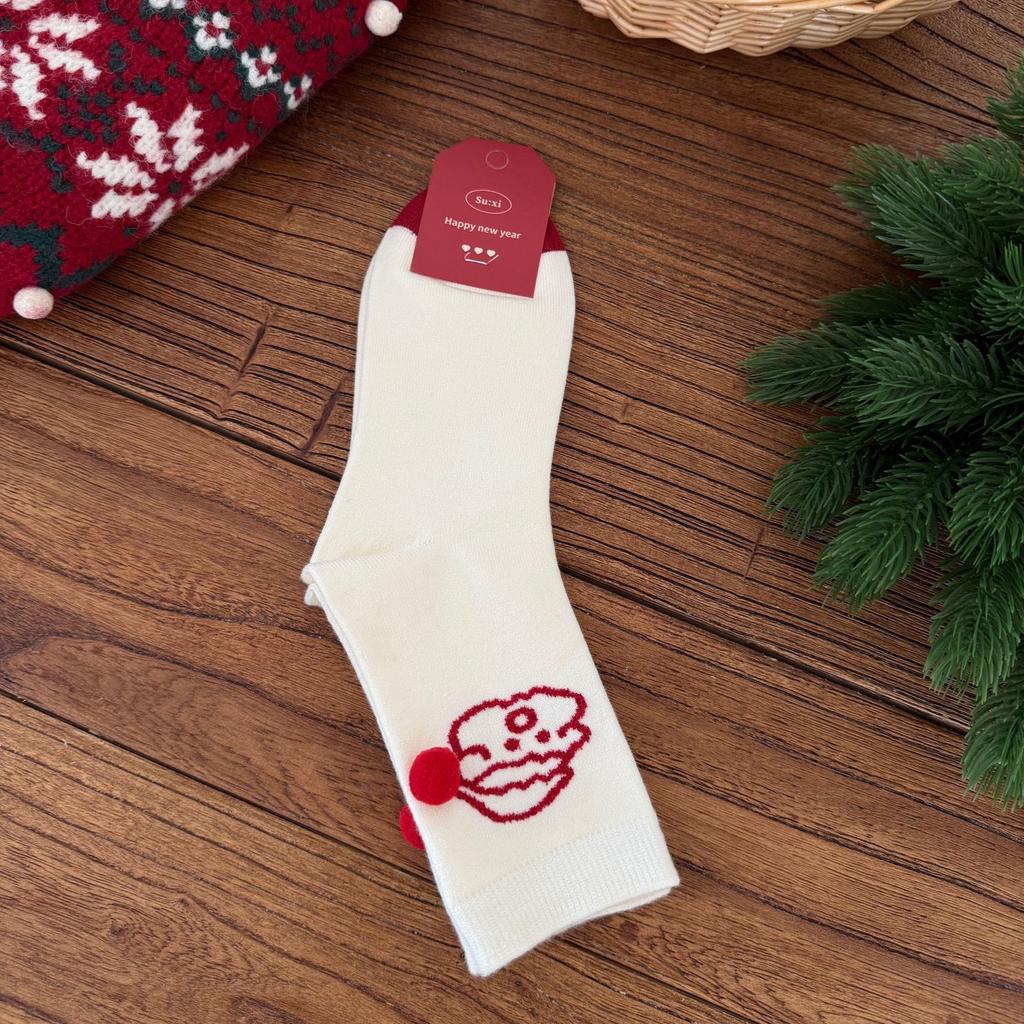 European Goods Followed By Thickened English Numeric Socks Internet Celebrity Chen Tai Trendy Sports Socks