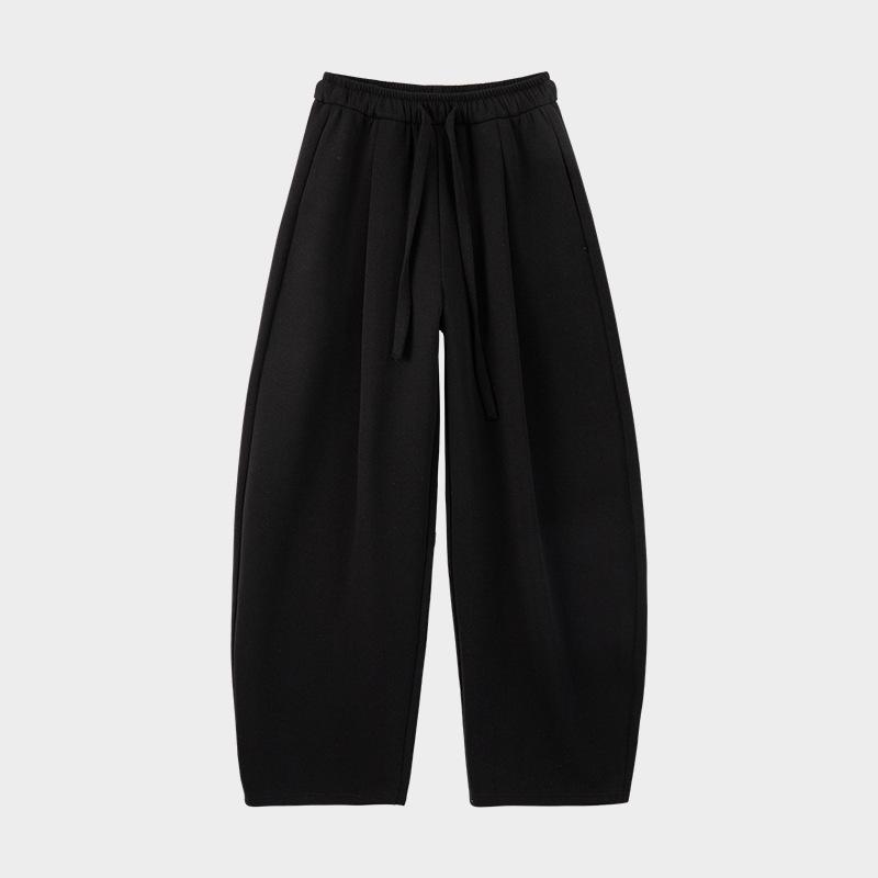 

2025 Women s High-Waist Wide-Leg Velvet Pants - Autumn/Winter Casual & Elegant Style XL