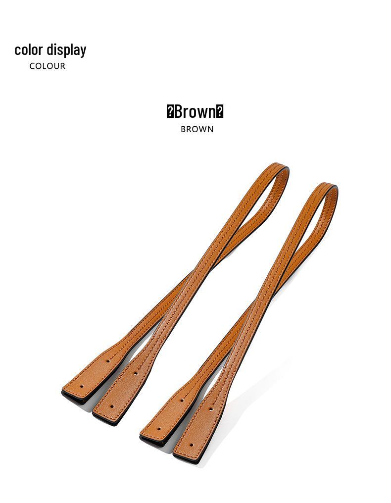 Brown Shoulder Strap for MC Basket Tote Bag Replacement (B-68) - Underarm Conversion. Accessories Sold Separately.