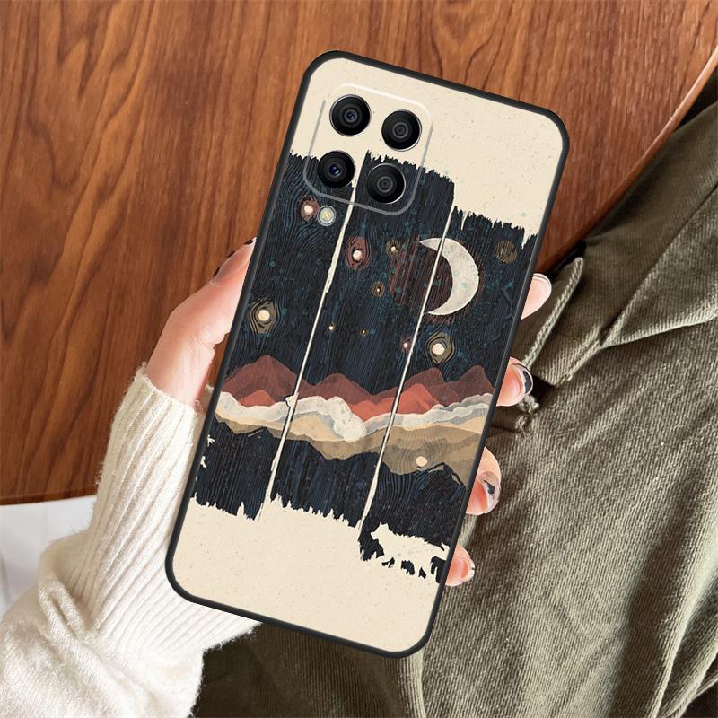Wild MountainsMoon Lake Case For Samsung Galaxy M13 M33 M53 M15 M35 M55 M06 M16 M36 M56 M31 M12 M32 M52 M14 M34 M54