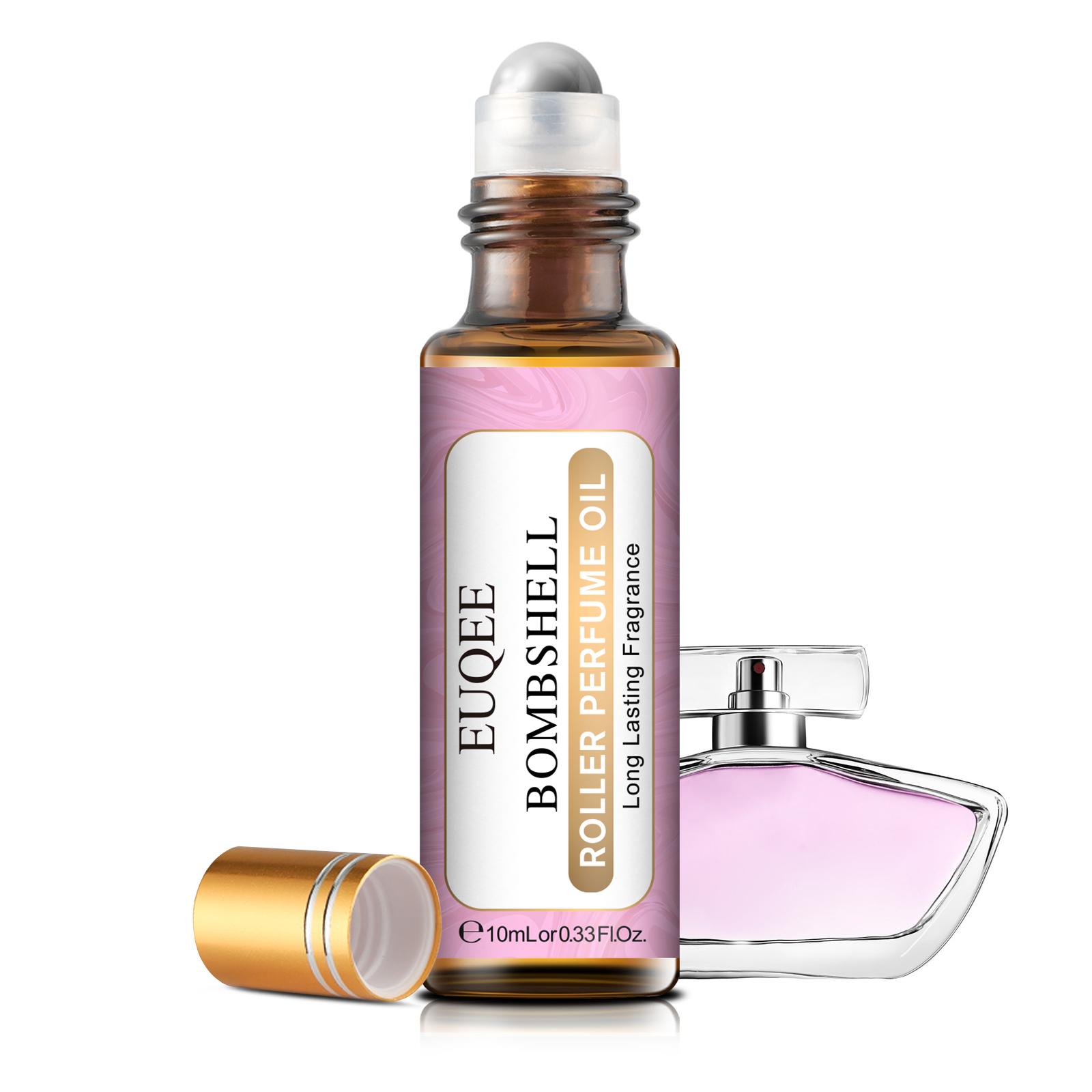 

5Pcs EUQEE Roller Парфумерна олія для зволожувача Аромат D-Jadore Angle Фрезія Кокос і ваніль Квіткова ефірна олія для дифузора DIY Perfume 5pcs-Bombshell