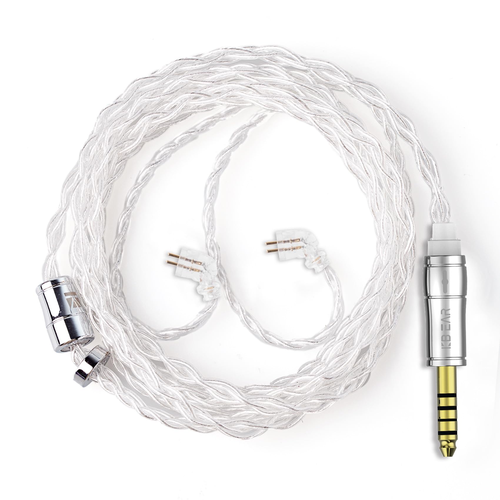 

TFZ кабель з чистого срібла кабель для оновлення навушників кабель для заміни навушників Сумісний з [KBEAR 4904] 4,4 мм перекабель 4-контактний 4-жильний 99,99% 4,4 мм