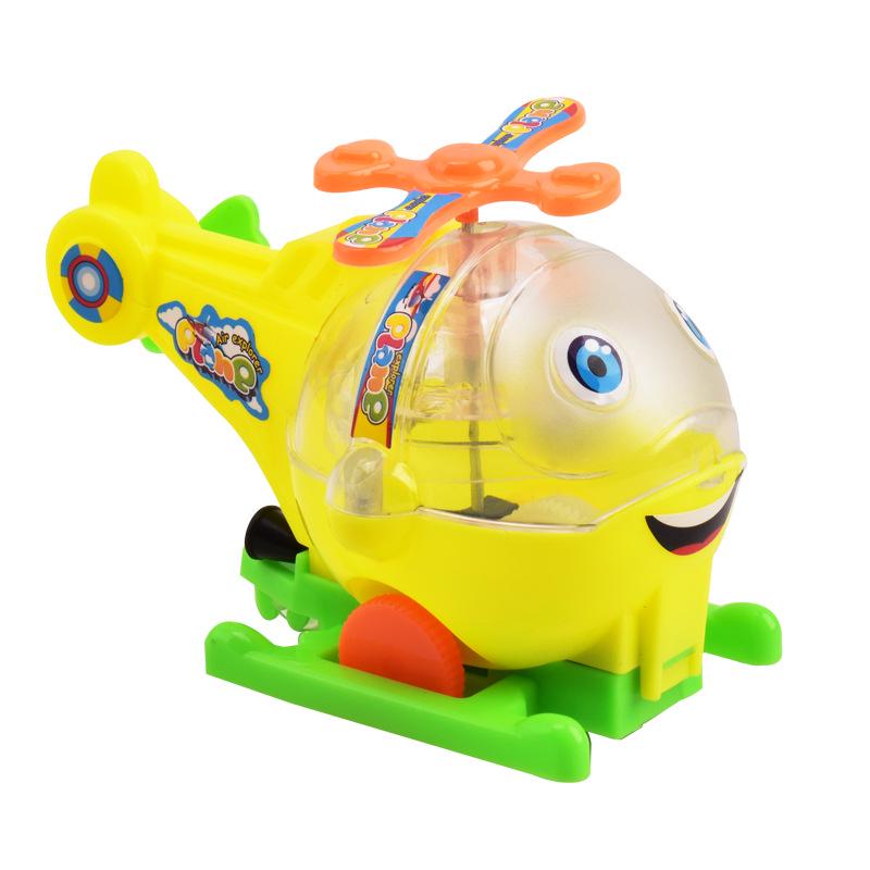 Children's Cartoon Pull String Airplane & Helicopter Toys for Kindergartens and Prizes