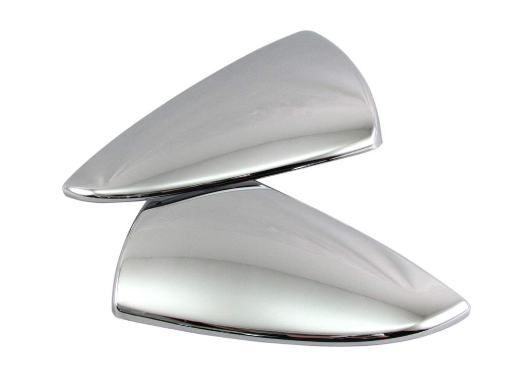 BRIGHTZ Chrome Door Mirror Covers for UX250h UX 31630 MZAH10/MZAH15 [MIR-SID-266] (MZA H10/H15, 10/15) UX250, 250, 250h,