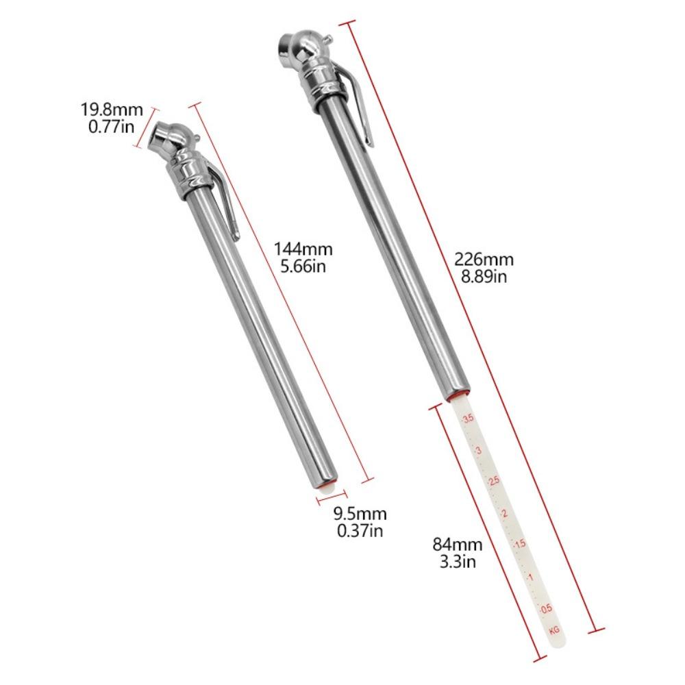 5-50PSI Tyre  Air Pressure Test Meter Pen Shaped Tire Pressure Test Pen Durable Tire Gauge