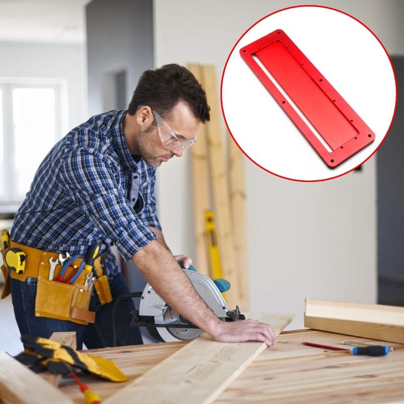 Table Cutter  Insert Aluminum Carpenter Cutter  Inversion Board Strong Strength  Cutter  Inversion Plate for Accurate Woodwork