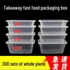 Biaoxing Disposable Rectangular Plastic Food Containers