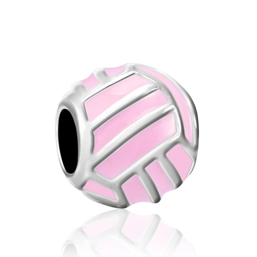New S925 Sterling Silver Roller Skates Charm Football Baseball Dumbbell Pendant Fit Original  Bracelet Women Jewelry Beads