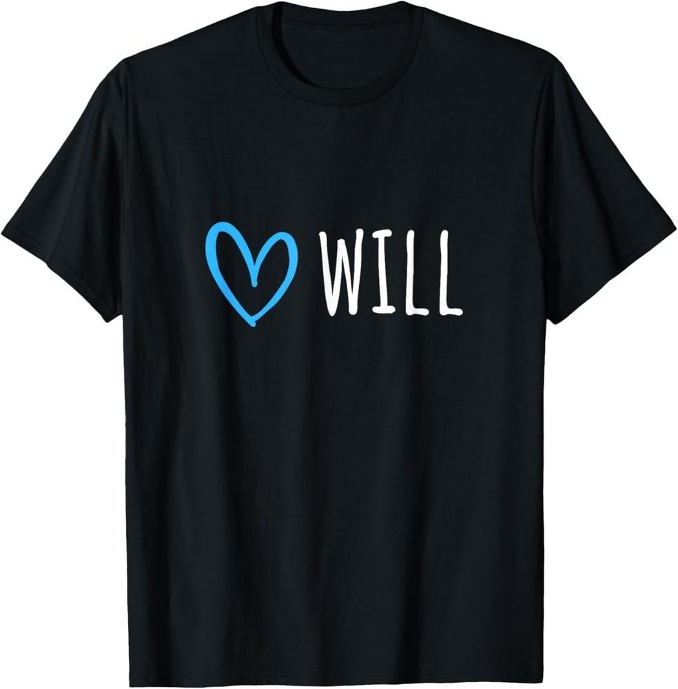 

Love Will with Heart - Gift for Someone who Loves Will T-Shirt M