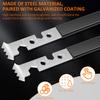 4Pcs Steel Paver Removal Tool High Hardness Paver Puller Tool with Non Slip Handle Labor Saving Paving Brick Pry Bar for Brick