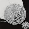 Shiny Rhinestone Crop Top Bra Chest Chain Sexy Lingerie Decoration Chain Accessory