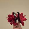 Lily Flower Hair Clip Plastic Flower Hair Claw For Women Girls Sweet Versatile Shark Clip Exquisite Hair Accessories