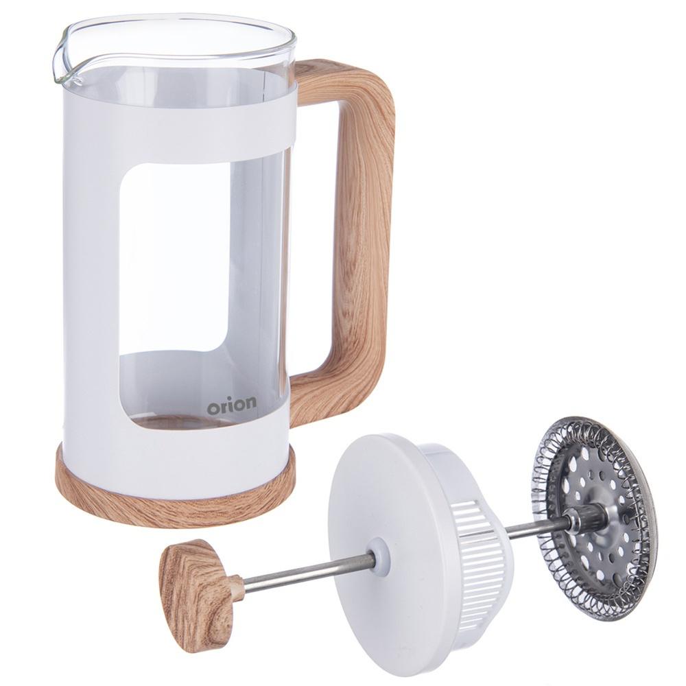 Plunger Jug with Strainer for Coffee, Tea, Herbs 400 ml