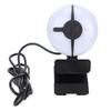 Computer Camera 2K USB 2.0 Inbuilt Microphone Noise Reduction Fill Light Adjutable Brightness Auto