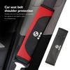 OOYR4 Universal Car Seat Belt Leather Shoulder Strap Protector Pad For BMW M Sport M2 M3 M4 M5 M6 E46 E90 E60 F10 F20 E87 X3 X6