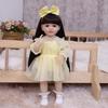 KEIUMI Bambola Bambina Reborn da 55cm Full Silicone Vinile Bagnetto Bambola Neonato giocattolo Regali di Natale Compagno di Gioco Educativo Precoce