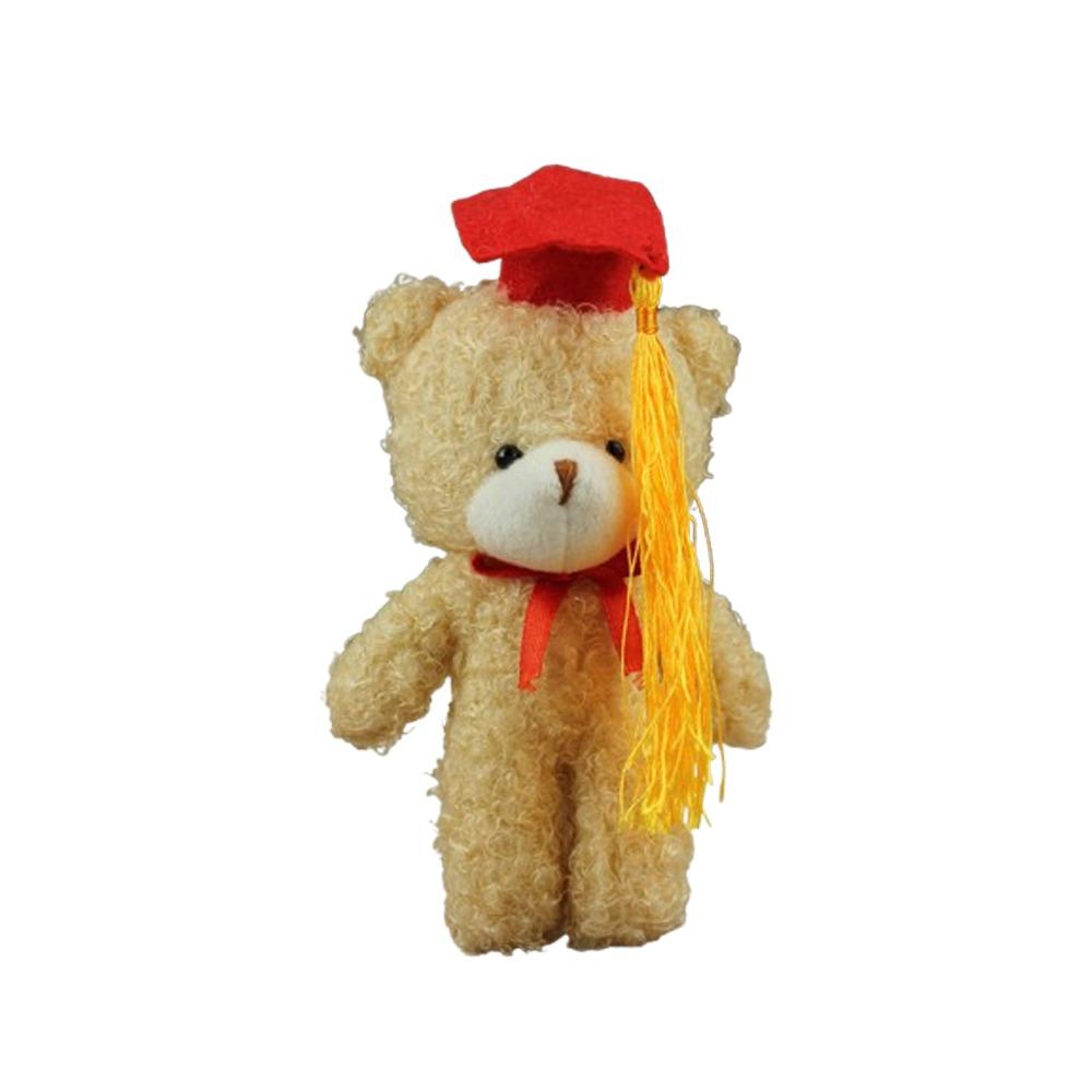 

14cm Graduation Bear Doll Soft Dr Bear Doll Cartoon Stuffed Animal Toy Kids Gifts хаки