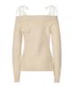 ZEROPLANET Rudy Off-Shoulder Knit [Caramel]