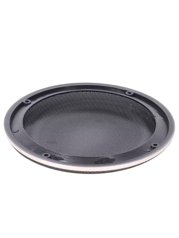 Grille de haut-parleur en maille métallique de 4 à 8 pouces avec anneau décoratif en plastique pour modification audio et de plafond de voiture
