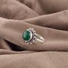 Green Onyx Cab 925 Solid Sterling Silver Ring, Handmade Gemstone Ring Jewelry, Designer Ring Boho Gift For Her