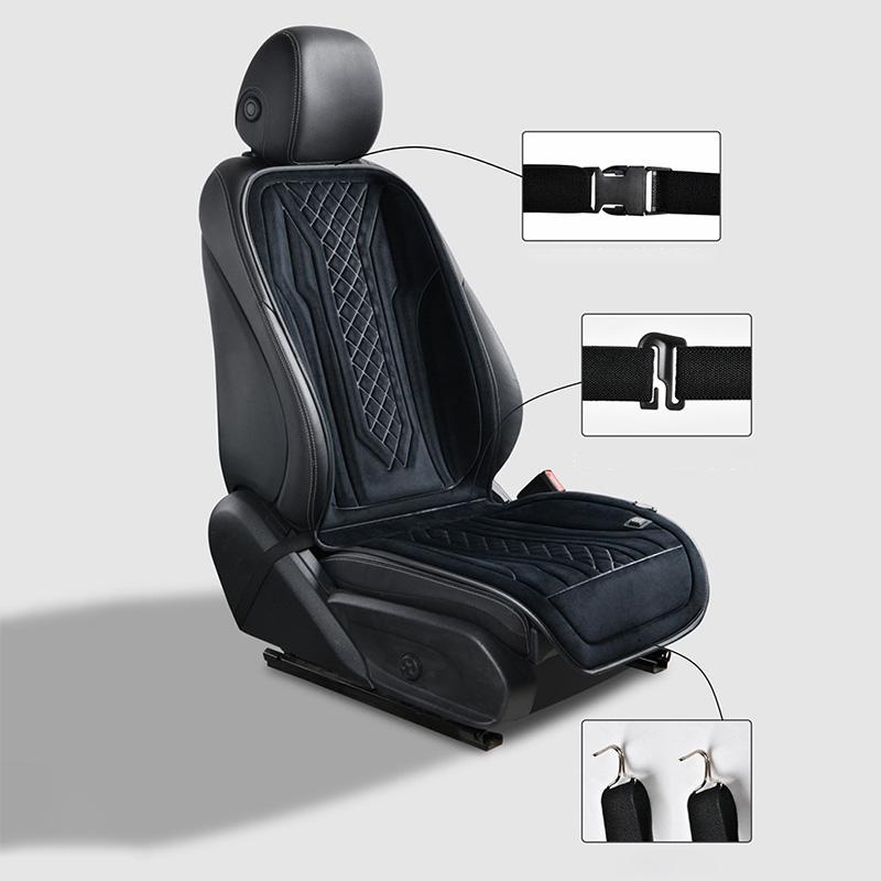 1Pcs Graphene Heated Car Seat Cushion 12v/24v Winter Heating Pad Car Universal Warmth Insulation Electric Heating Seat