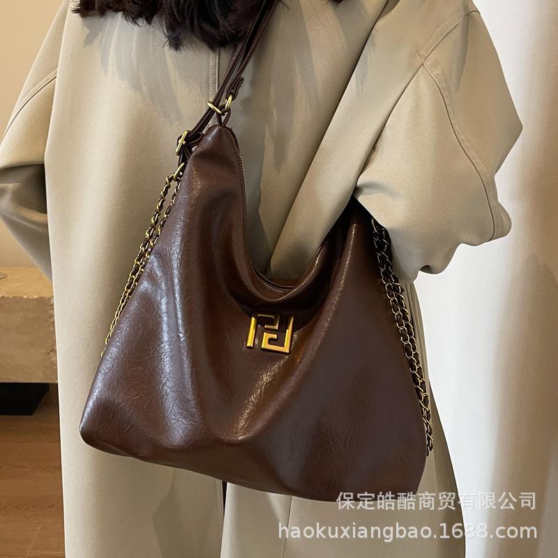 Premium Retro Bag Commuter Tote Bag Women's 2025 New Backpack Autumn and Winter Chain Multi-purpose Shoulder Bag