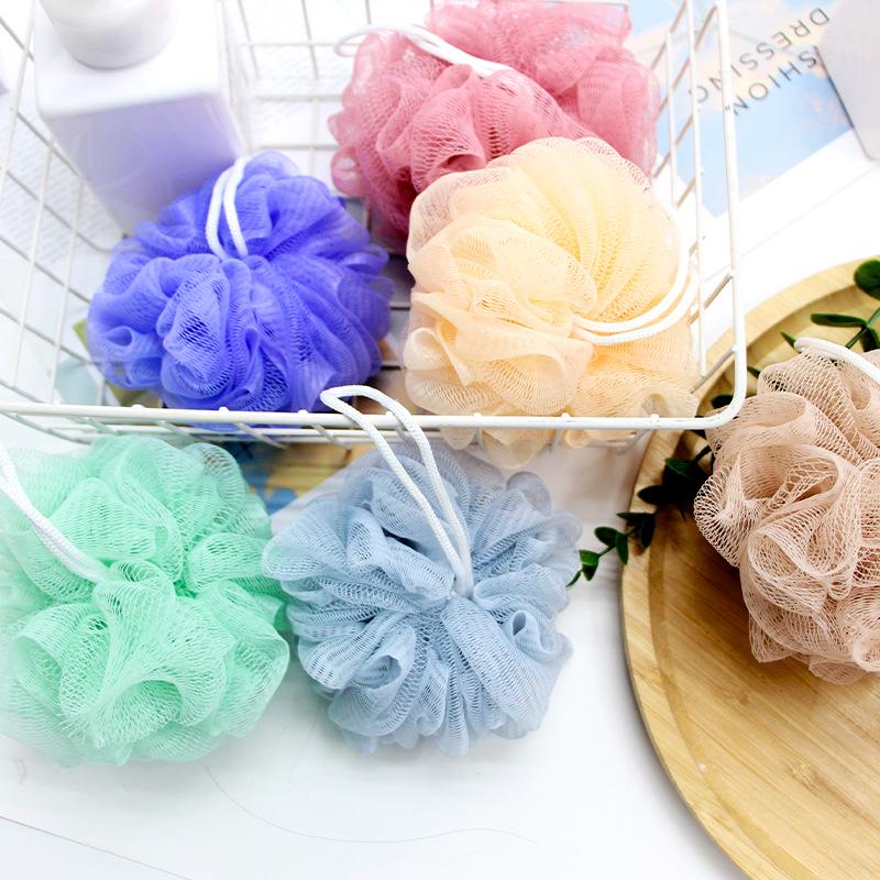 

Красочные шарики для ванны - детские полотенца с цветочным узором для спины, которые создают много пены и веселья в ванне 30g