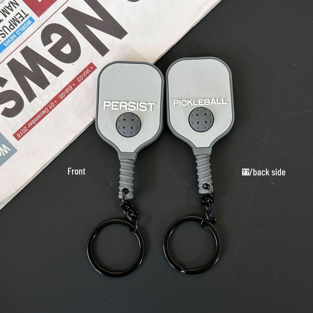 Fitness Series Gummi-Schlüsselanhänger: Hantel- & Kurzhantel-Anhänger für Geschenke