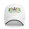 Leisure Brasil National Flag Brazil Golf Hat Unisex Style Headwear  Daily Golf Gift Sun Hats