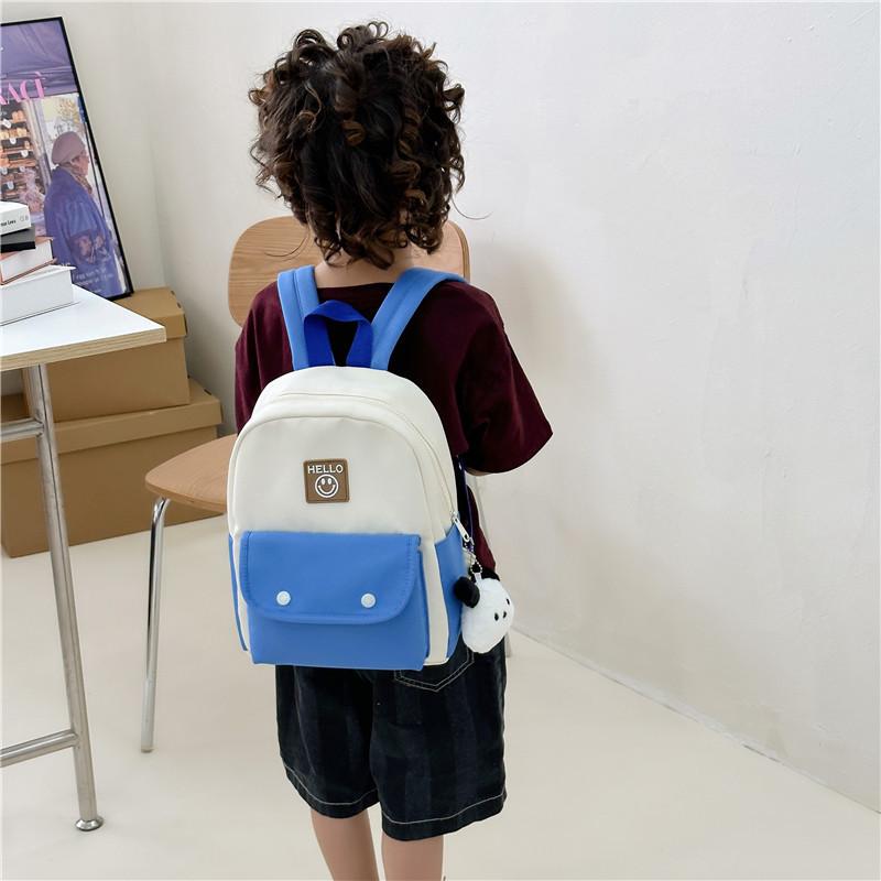 Cute Fashionable Canvas School Bag For Children Lightweight Comfort Fit For Boys And Girls