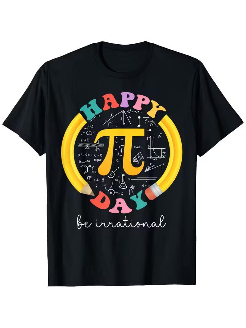 Happy Pi Day Be Irrational Math TeacherStudent T-Shirt - New Year, Valentine S D S