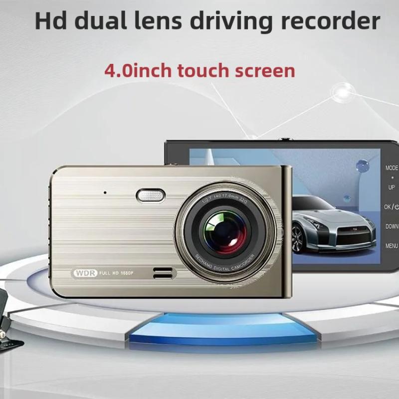 4.0-inch High-definition Driving Recorder WIFI Wireless Mobile Phone Interconnection Car Dual Lens Dual Recording