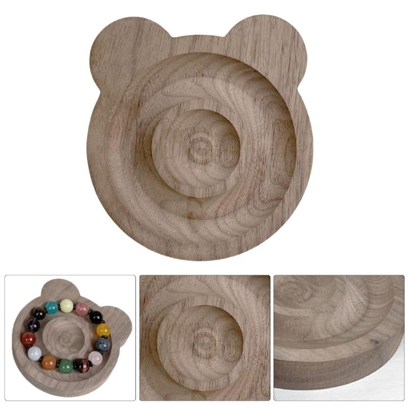 Vielseitige Holzschmuck-Organizer Elegantes Holzschmuck-Aufbewahrungsfach Tragbare Armband-Organizer für Modefans