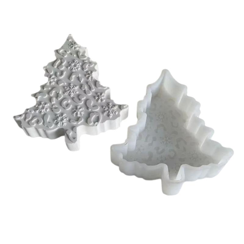 Santa Silicones Mould Ornament Plaster Molds Epoxy Resins Molds Christmas Tree Car Molds Baking Molds 1