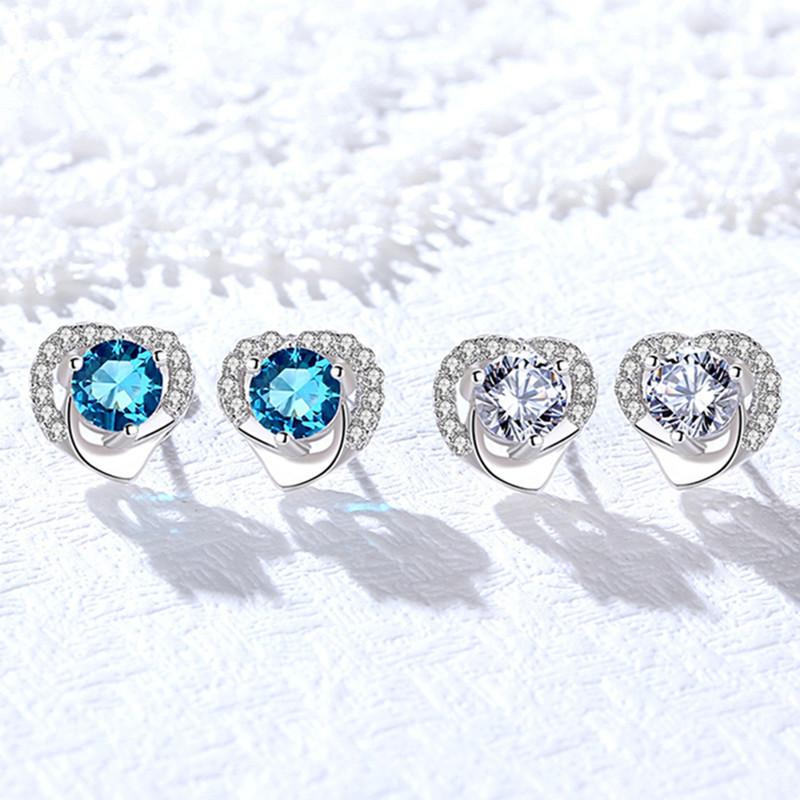 Lindon Pendientes de circonita de aleación de cobre para mujer, pendientes colgantes para mujer, regalos de fiesta de boda