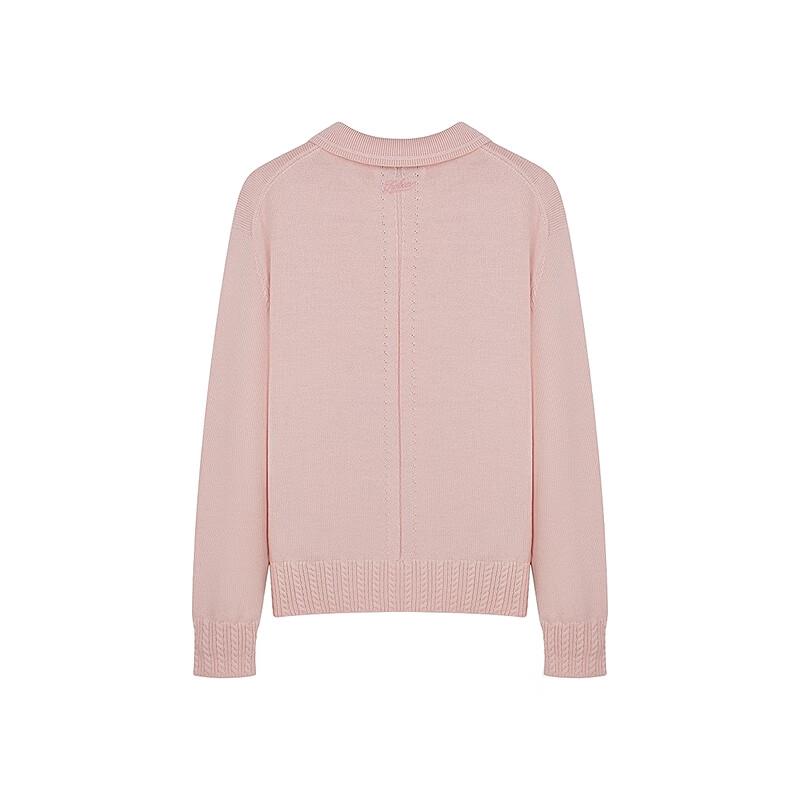 Teenie Weenie Women's Cartoon Bear Polo Knit Sweater