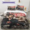 Scarface Pattern Bedding,Quilt Set Quilt Cover Pillowcase Home Birthday Gift (1 * Duvet Cover + 2 * Pillowcase, Without Core)