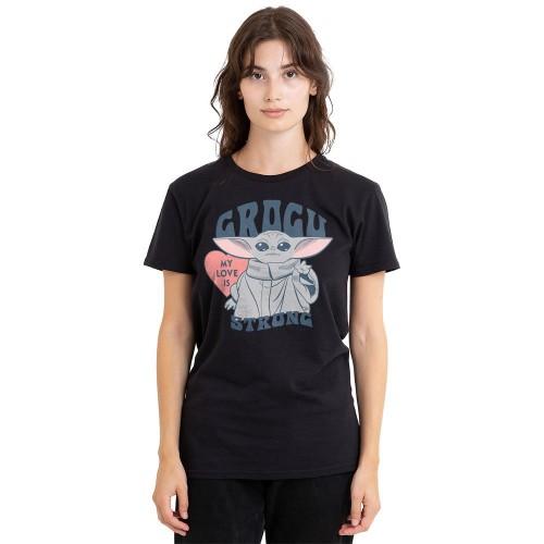 Star Wars: The Mandalorian Unisex Adult My Love Is Strong Baby Yoda T-Shirt