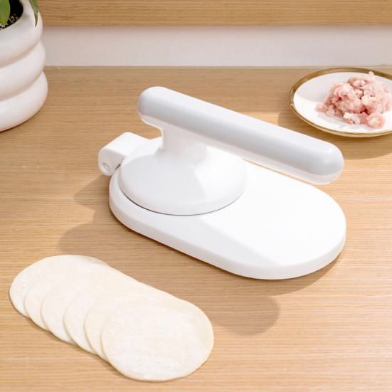 Dumpling Wrapper Press Food-Grade Plastic Dumpling Maker One-pressure Dumpling Mold for Homemade Wonton Potstickers